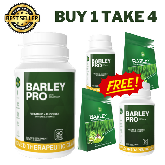 Dr. Vita Barley Pro Tablet with Chlorella, Fucoidan, Vitamin C and Zinc