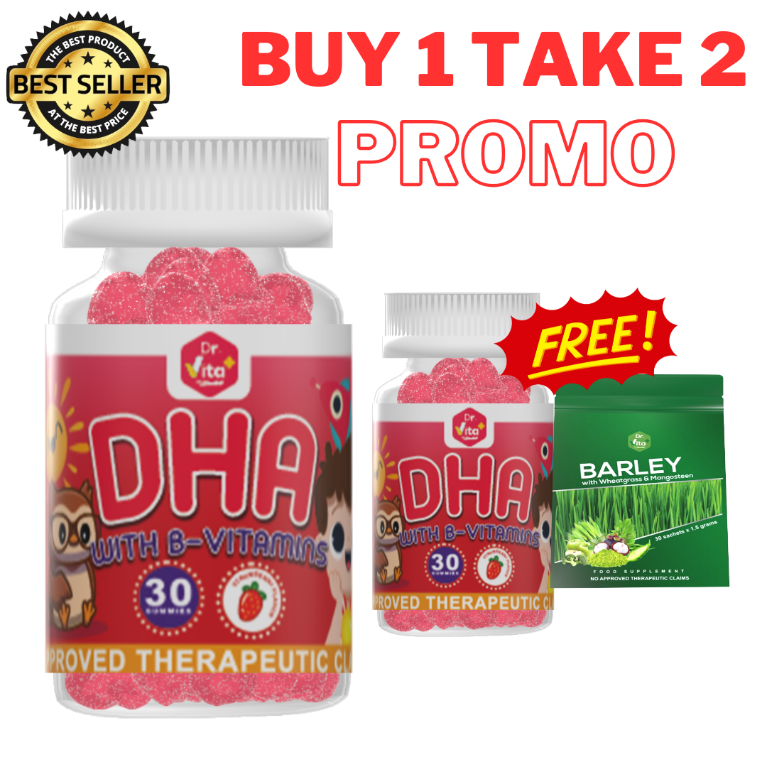 Dr. Vita DHA Kids with B-Vitamins, Probiotics and Zinc