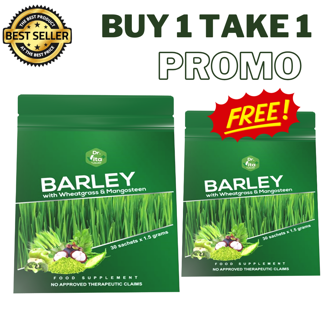 Dr. Vita Barley Powder with Wheatgrass, Mangosteen and Spirulina