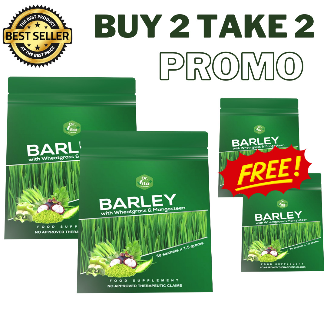 Dr. Vita Barley Powder with Wheatgrass, Mangosteen and Spirulina